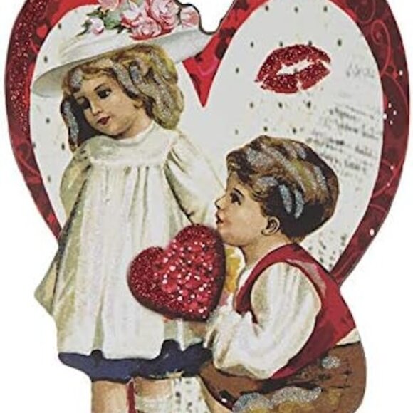 Be My Valentine Vintage Wood Decor Home Decoration Keepsake Gift - Picture 2 of 4